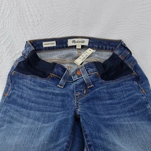 Madewell Maternity 24 Side-Panel jeans